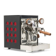 Rocket Espresso Appartamento TCA Heat-Exchange Espresso Machine in Black with Black Stripe