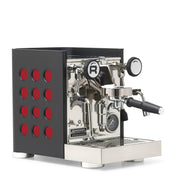 Rocket Espresso Appartamento TCA Heat-Exchange Espresso Machine in Black with Black Stripe