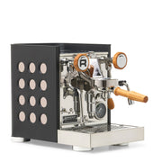 Rocket Espresso Appartamento TCA Heat-Exchange Espresso Machine in Black with Black Stripe