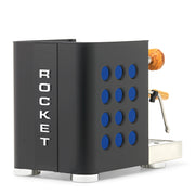 Rocket Espresso Appartamento TCA Heat-Exchange Espresso Machine in Black with Black Stripe