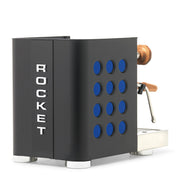 Rocket Espresso Appartamento TCA Heat-Exchange Espresso Machine in Black with Black Stripe