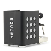 Rocket Espresso Appartamento TCA Heat-Exchange Espresso Machine in Black with Black Stripe
