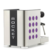 Rocket Espresso Appartamento TCA Heat-Exchange Espresso Machine in Stainless Steel with Black Stripe