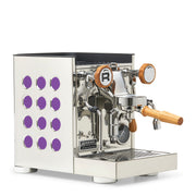 Rocket Espresso Appartamento TCA Heat-Exchange Espresso Machine in Stainless Steel with Black Stripe