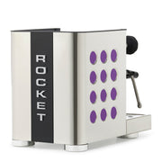 Rocket Espresso Appartamento TCA Heat-Exchange Espresso Machine in Stainless Steel with Black Stripe