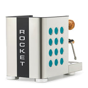 Rocket Espresso Appartamento TCA Heat-Exchange Espresso Machine in Stainless Steel with Black Stripe