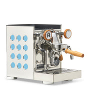 Rocket Espresso Appartamento TCA Heat-Exchange Espresso Machine in Stainless Steel with Black Stripe