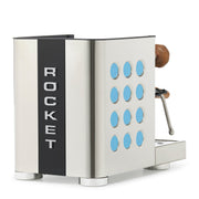 Rocket Espresso Appartamento TCA Heat-Exchange Espresso Machine in Stainless Steel with Black Stripe
