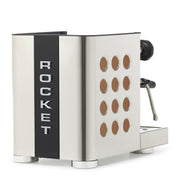 Rocket Espresso Appartamento TCA Heat-Exchange Espresso Machine in Stainless Steel with Black Stripe