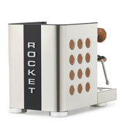 Rocket Espresso Appartamento TCA Heat-Exchange Espresso Machine in Stainless Steel with Black Stripe