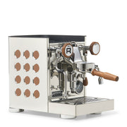 Rocket Espresso Appartamento TCA Heat-Exchange Espresso Machine in Stainless Steel with Black Stripe