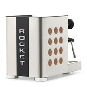 Rocket Espresso Appartamento TCA Heat-Exchange Espresso Machine in Stainless Steel with Black Stripe