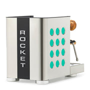 Rocket Espresso Appartamento TCA Heat-Exchange Espresso Machine in Stainless Steel with Black Stripe