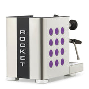 Rocket Espresso Appartamento TCA Heat-Exchange Espresso Machine in Stainless Steel with Black Stripe