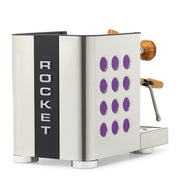 Rocket Espresso Appartamento TCA Heat-Exchange Espresso Machine in Stainless Steel with Black Stripe