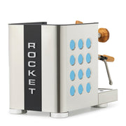 Rocket Espresso Appartamento TCA Heat-Exchange Espresso Machine in Stainless Steel with Black Stripe
