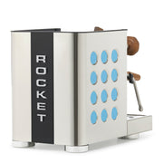 Rocket Espresso Appartamento TCA Heat-Exchange Espresso Machine in Stainless Steel with Black Stripe