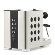 Rocket Espresso Appartamento TCA Heat-Exchange Espresso Machine in Stainless Steel with Black Stripe