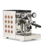 Rocket Espresso Appartamento TCA Heat-Exchange Espresso Machine in Stainless Steel with Black Stripe