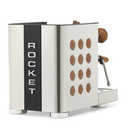 Rocket Espresso Appartamento TCA Heat-Exchange Espresso Machine in Stainless Steel with Black Stripe