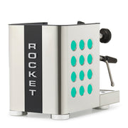 Rocket Espresso Appartamento TCA Heat-Exchange Espresso Machine in Stainless Steel with Black Stripe