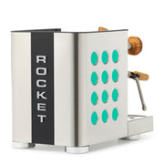 Rocket Espresso Appartamento TCA Heat-Exchange Espresso Machine in Stainless Steel with Black Stripe