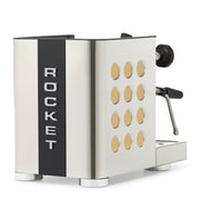 Rocket Espresso Appartamento TCA Heat-Exchange Espresso Machine in Stainless Steel with Black Stripe