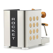 Rocket Espresso Appartamento TCA Heat-Exchange Espresso Machine in Stainless Steel with Black Stripe