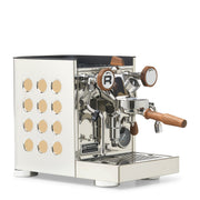 Rocket Espresso Appartamento TCA Heat-Exchange Espresso Machine in Stainless Steel with Black Stripe