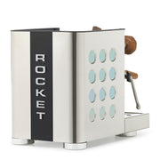 Rocket Espresso Appartamento TCA Heat-Exchange Espresso Machine in Stainless Steel with Black Stripe