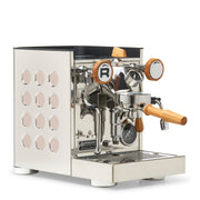 Rocket Espresso Appartamento TCA Heat-Exchange Espresso Machine in Stainless Steel with Black Stripe