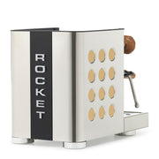 Rocket Espresso Appartamento TCA Heat-Exchange Espresso Machine in Stainless Steel with Black Stripe