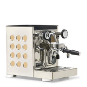 Rocket Espresso Appartamento TCA Heat-Exchange Espresso Machine in Stainless Steel with Black Stripe