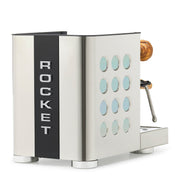 Rocket Espresso Appartamento TCA Heat-Exchange Espresso Machine in Stainless Steel with Black Stripe