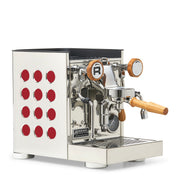 Rocket Espresso Appartamento TCA Heat-Exchange Espresso Machine in Stainless Steel with Black Stripe