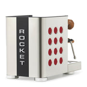 Rocket Espresso Appartamento TCA Heat-Exchange Espresso Machine in Stainless Steel with Black Stripe