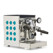 Rocket Espresso Appartamento TCA Heat-Exchange Espresso Machine in Stainless Steel with White Stripe