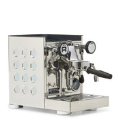 Rocket Espresso Appartamento TCA Heat-Exchange Espresso Machine in Stainless Steel with White Stripe