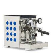 Rocket Espresso Appartamento TCA Heat-Exchange Espresso Machine in Stainless Steel with White Stripe