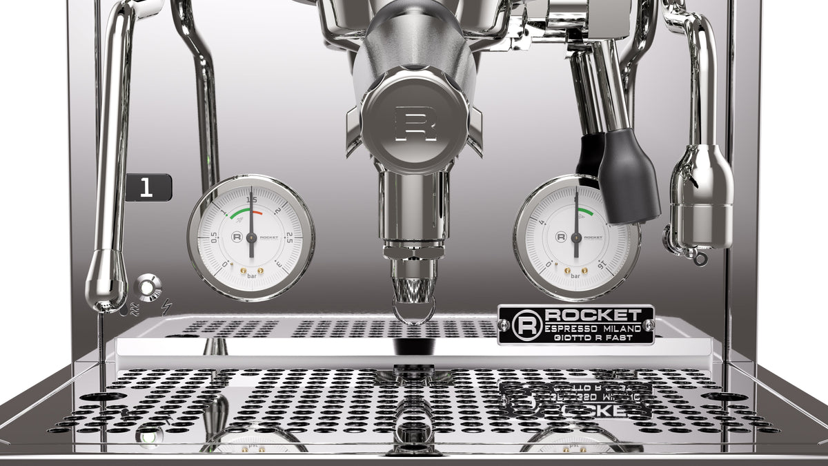 Rocket Espresso Giotto FAST R Heat-Exchange Espresso Machine with Rotary Pump