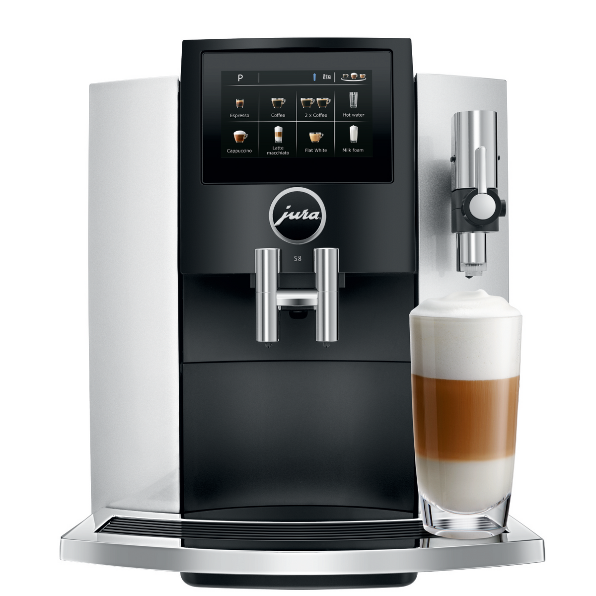 JURA S8 Fully Automatic Espresso Machine with Aroma G3 Grinder