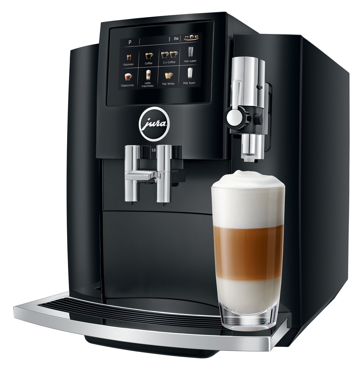 JURA S8 Fully Automatic Espresso Machine with Aroma G3 Grinder