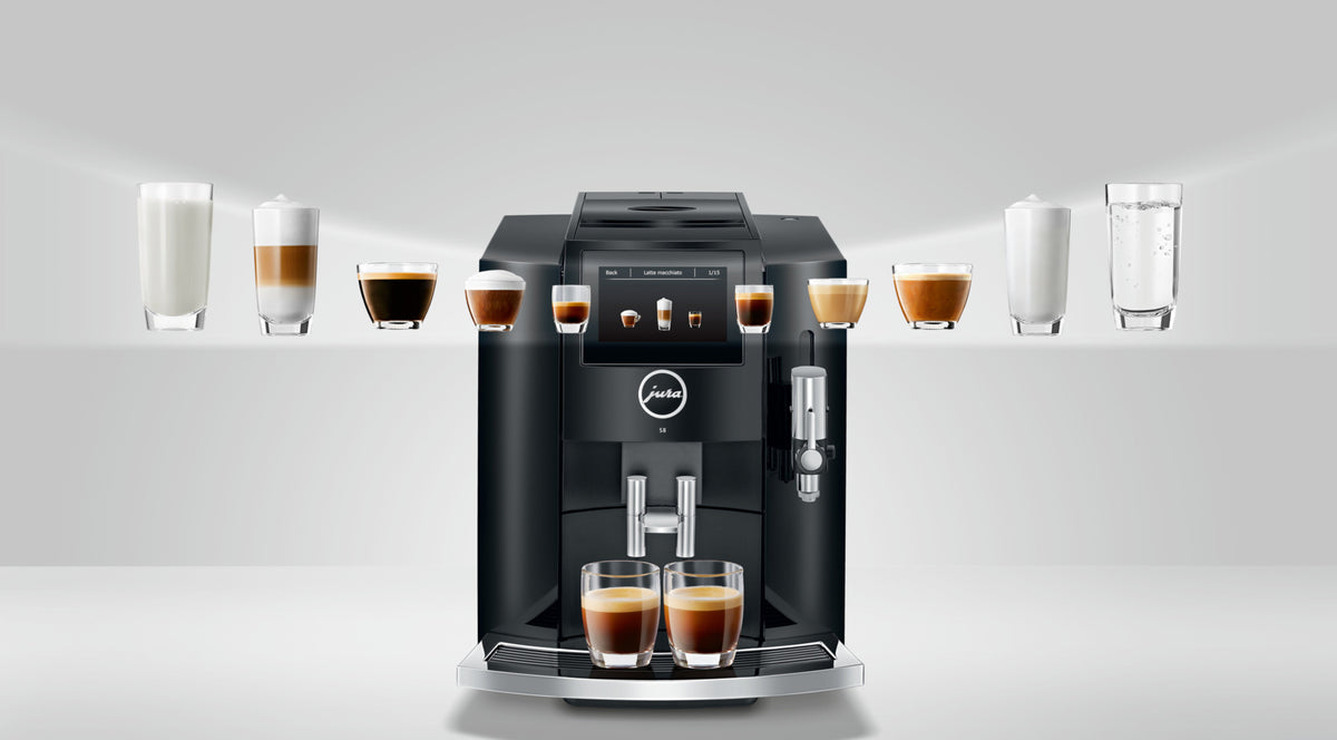 JURA S8 Fully Automatic Espresso Machine with Aroma G3 Grinder