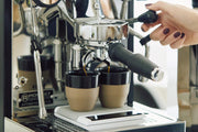 Rocket Espresso Appartamento TCA Heat-Exchange Espresso Machine in Stainless Steel with Black Stripe