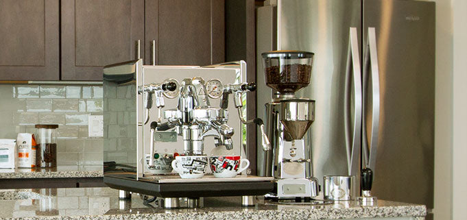 ECM V-Titan 64 On-Demand Espresso Grinder with 64mm Titanium-Coated Burrs and 450W Motor