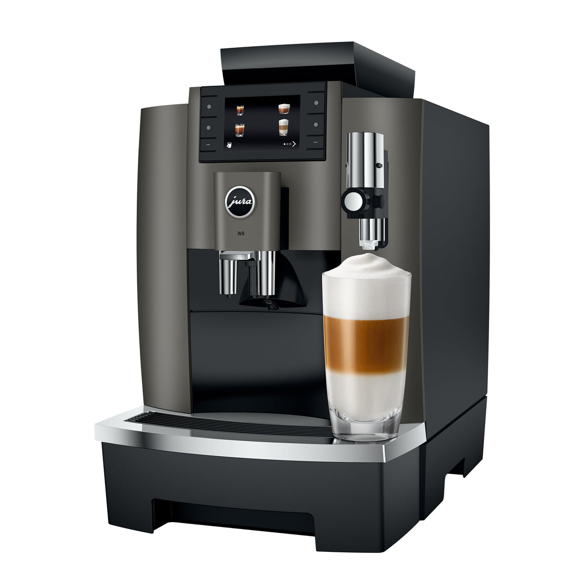 JURA W8 Professional Fully Automatic Espresso Machine – Up to 50 Beverages per Day