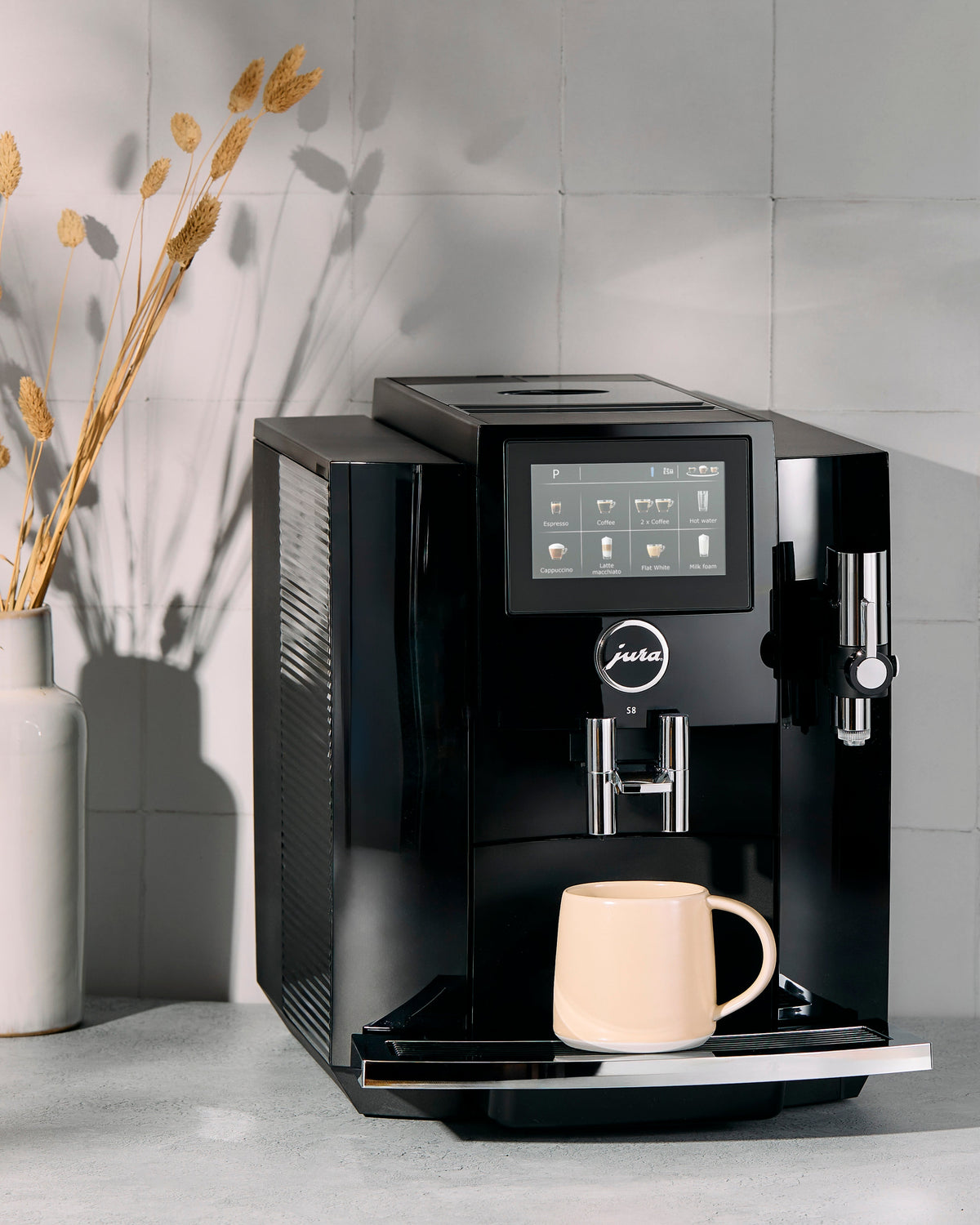 JURA S8 Fully Automatic Espresso Machine with Aroma G3 Grinder