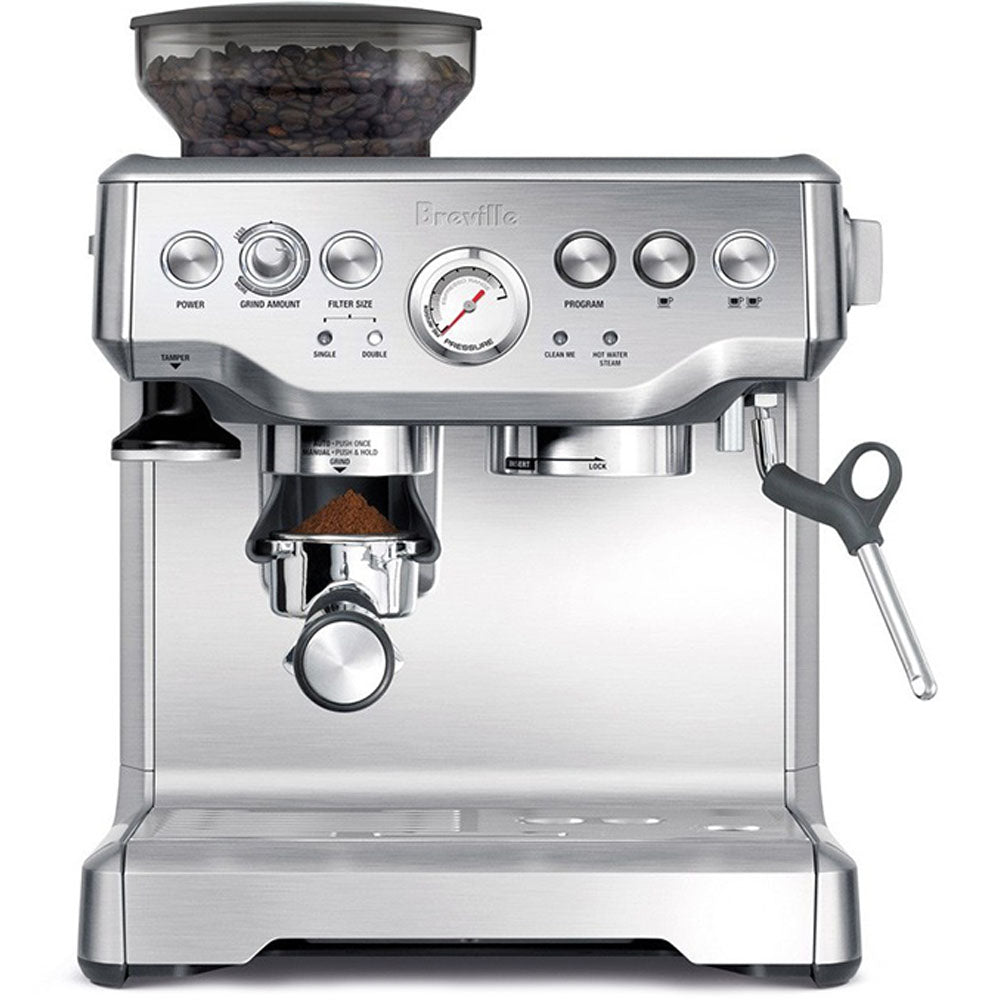 Breville Barista Express Semi-Automatic Espresso Machine with Grinder in Brushed Stainless Steel – BES870XL