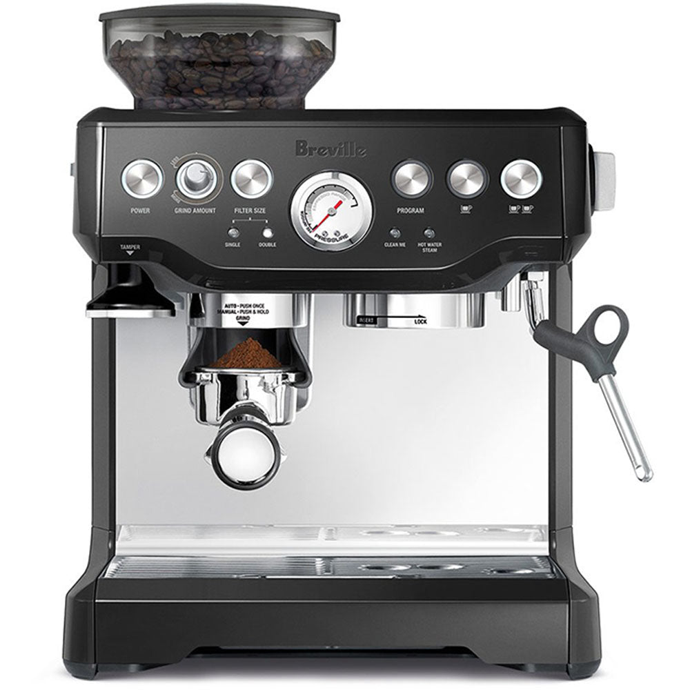Breville Barista Express Semi-Automatic Espresso Machine with Built-In Grinder in Black – BES870XL