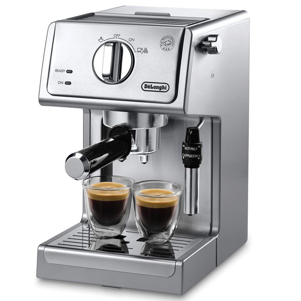De’Longhi ECP3630 Manual Espresso Machine with 15-Bar Pump and Stainless Steel Boiler
